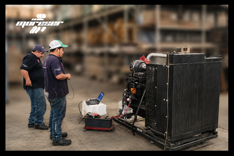 Reparar o reemplazar un motor diesel